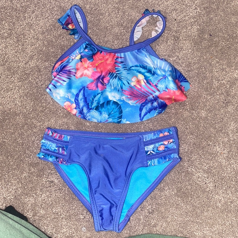 Floral swim suit